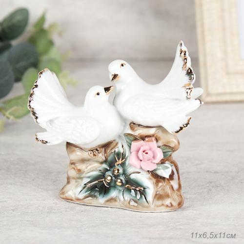 Статуэтка Голуби 11x6,5x11 см / 755 /уп 90/