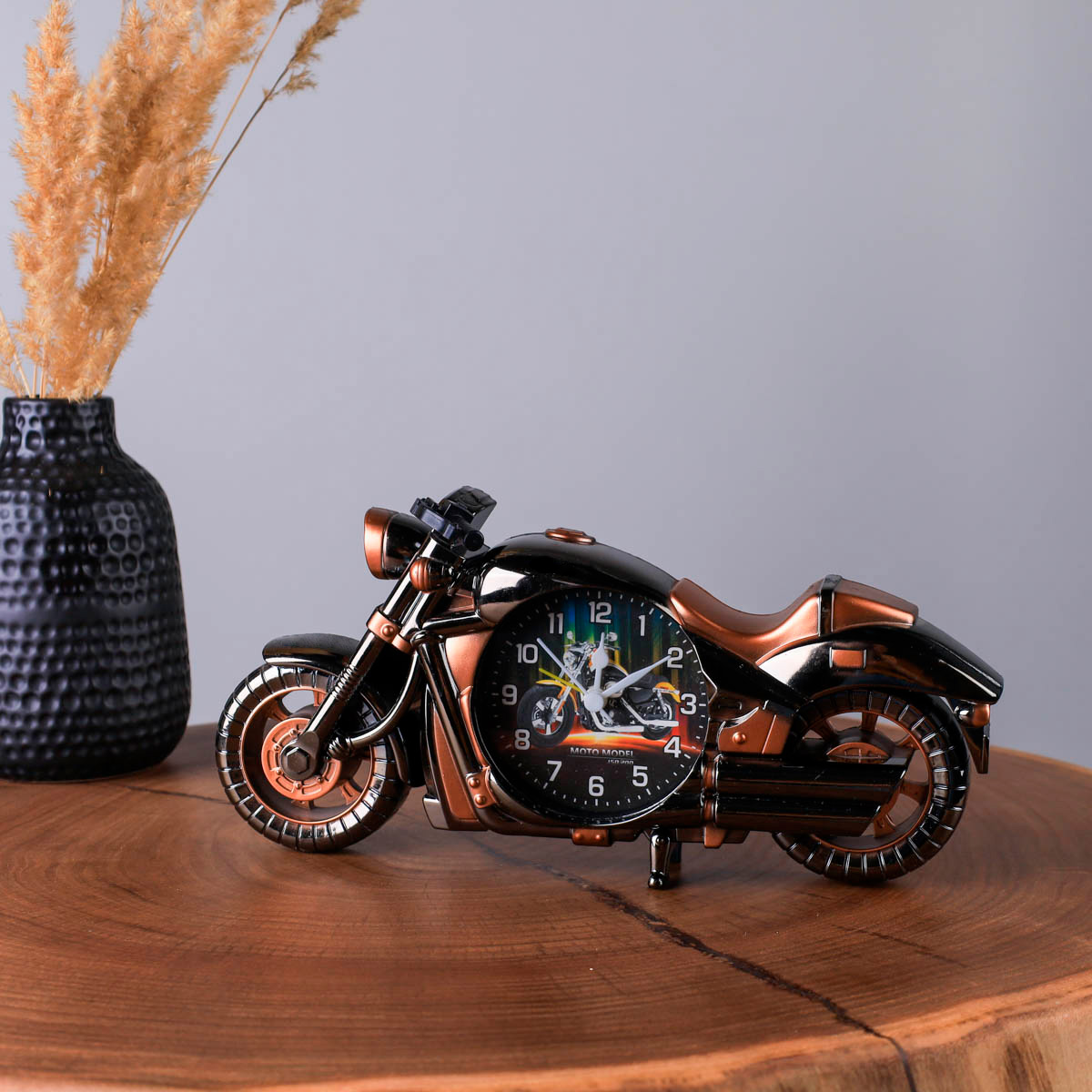 Часы настольные Мотоцикл 25 см / PF002D /уп 96/