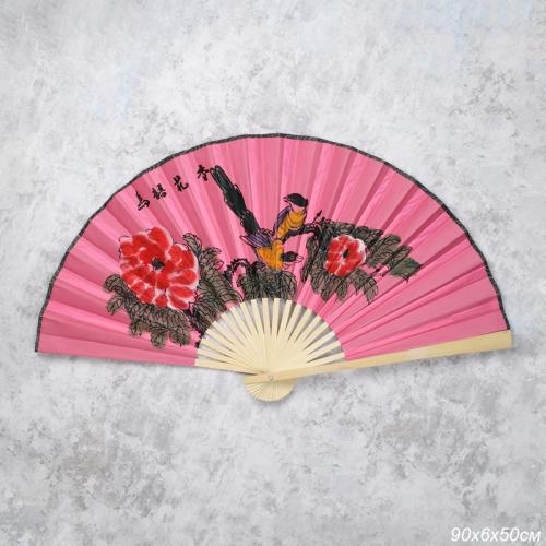 Веер 50 см бамбуковая основа Розовый / 622-11 /уп 50/200/742903     