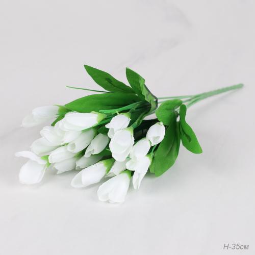 Цветок искусственный Подснежник 35 см / ZJ3173 /уп 2/1200/