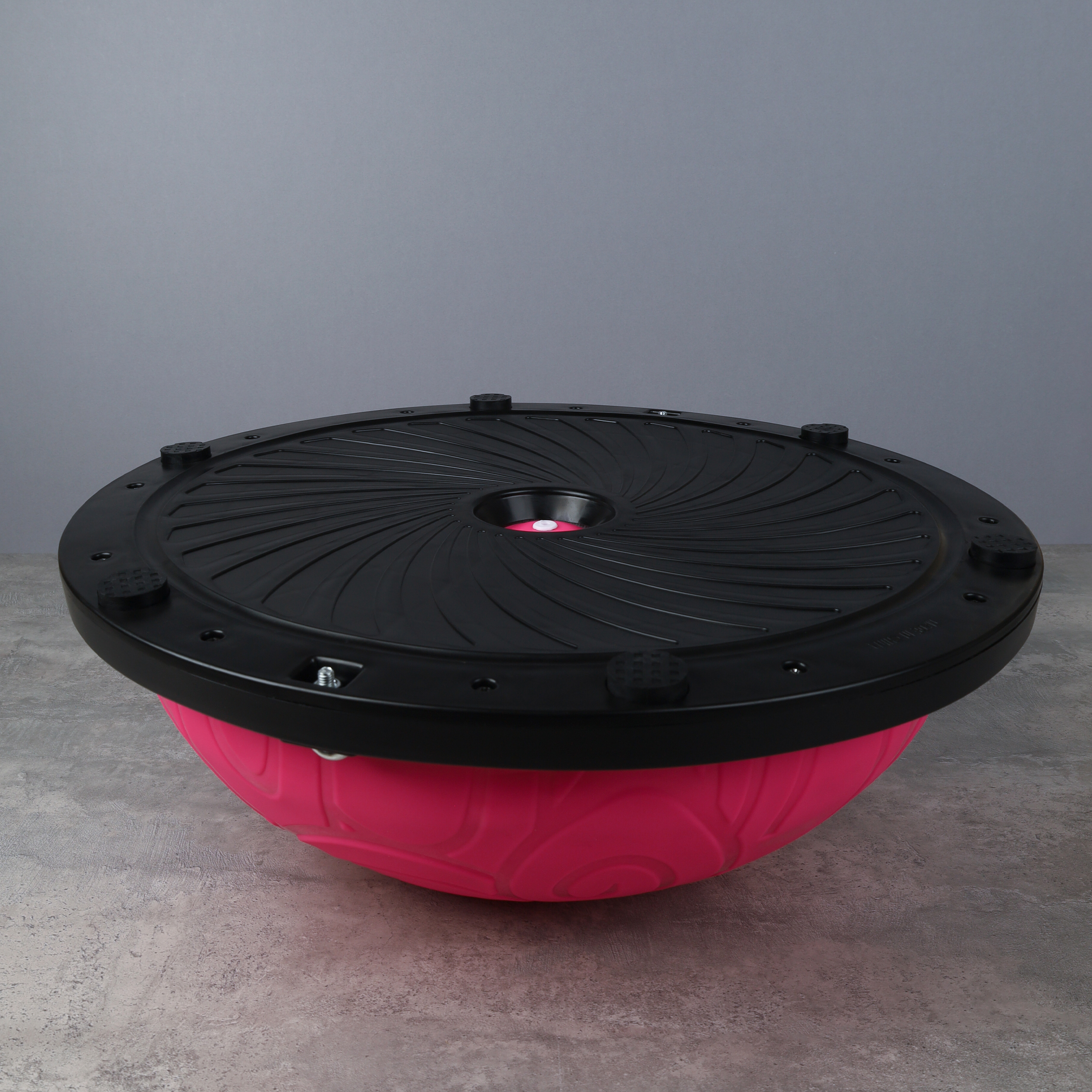 Полусфера балансировочная BOSU 46см Woohooo Curls эспандер, насос/ розовый/ B46Cu-P/ уп5