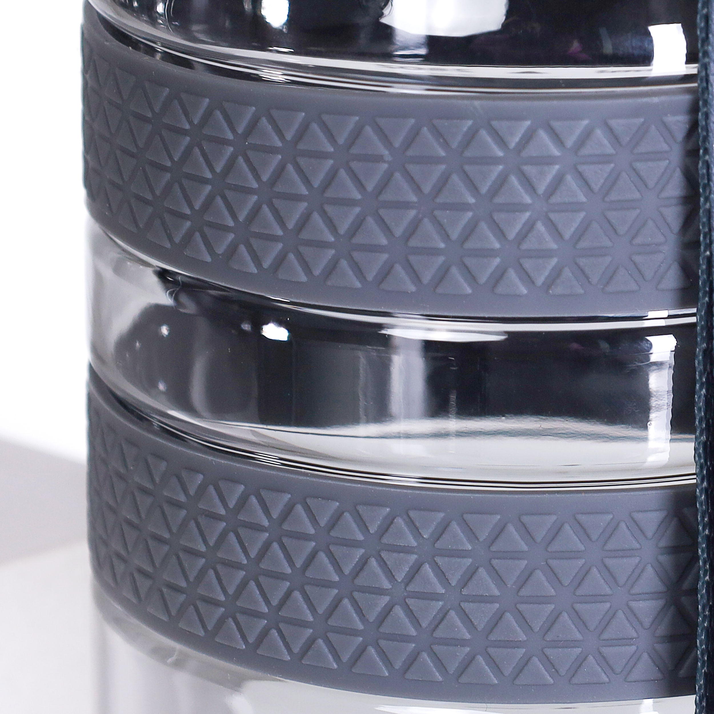 Бутылка для воды Woohooo H2O 850 ml / Пищевой PP / Серый / уп 60 / АКЦИЯ