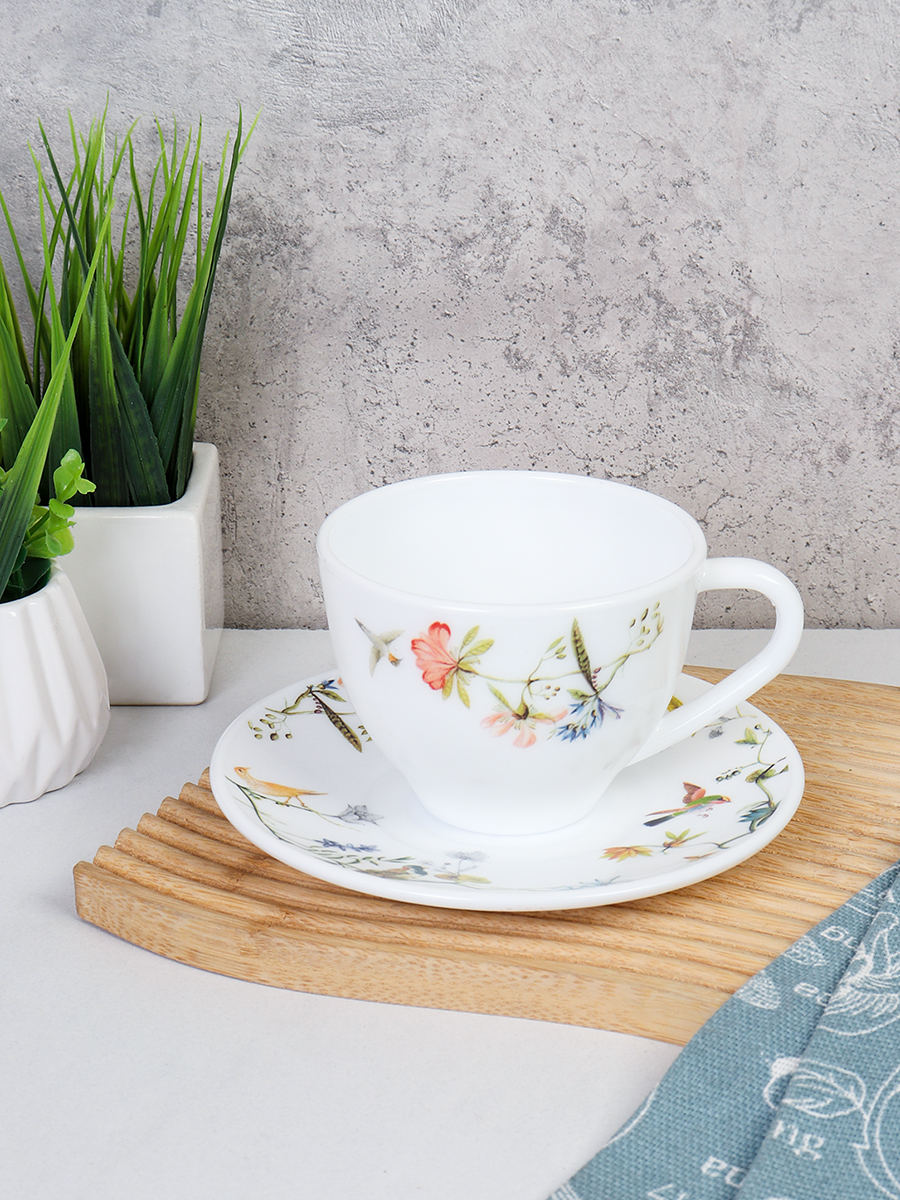 Чайная пара 220 мл ПАРА / GB220/12 (7008) /уп 8/ Райский сад