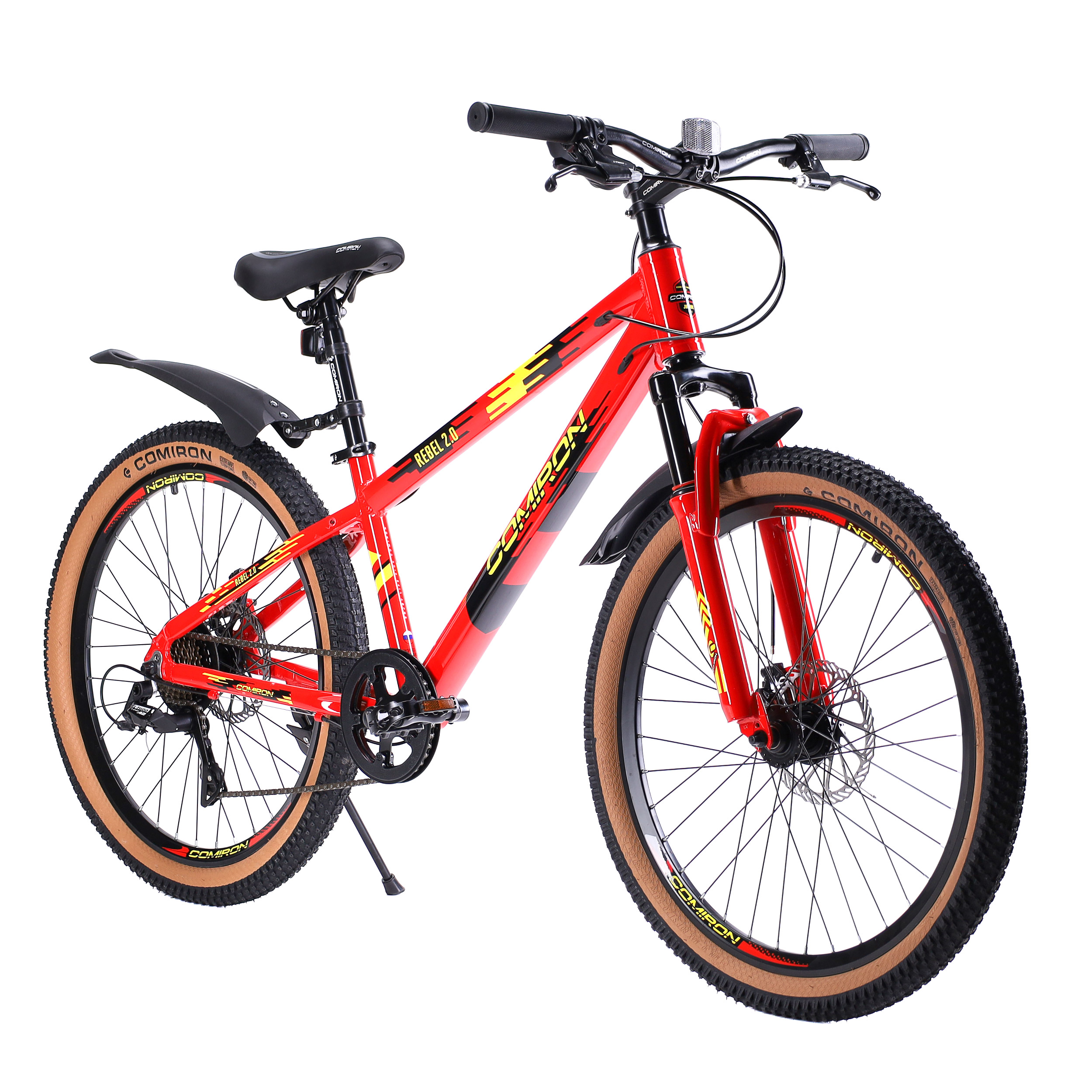 Велосипед 24" рама 13" 7sp COMIRON REBEL красный