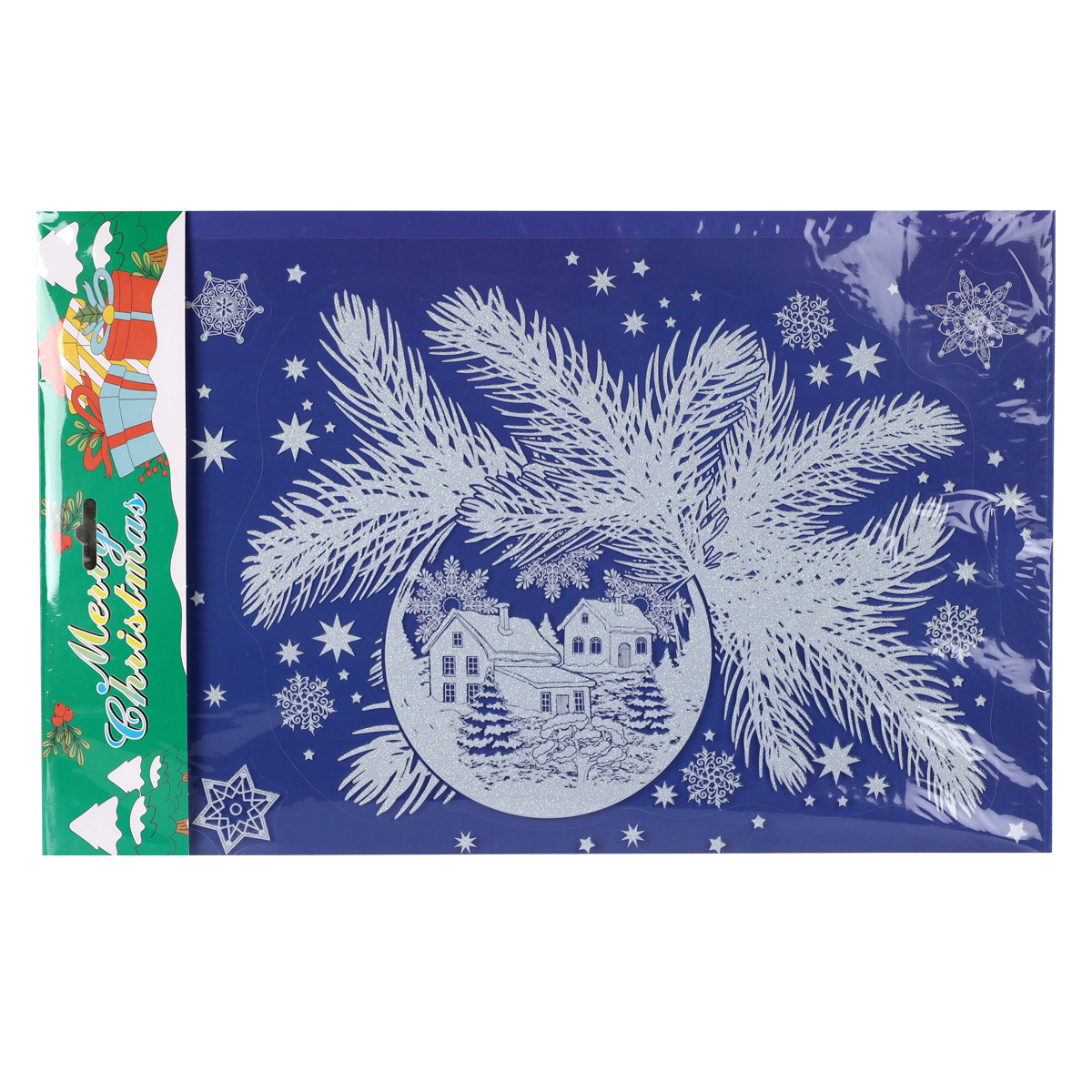 Наклейка новогодняя / 1306 /уп 12/300/ микс