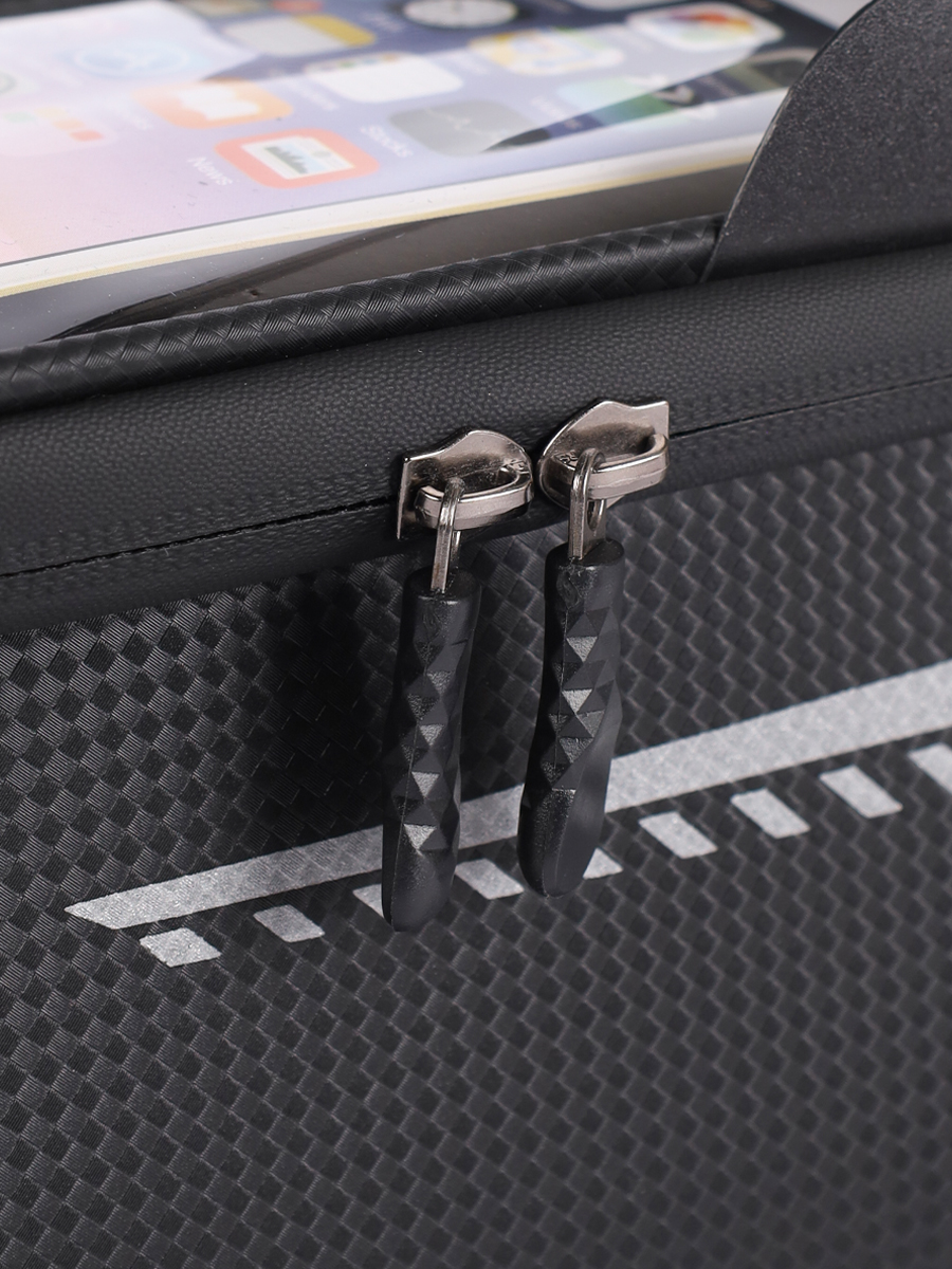 Сумка велосипедная на раму RZAHUAHU, с отделением для смартфона, основной отсек на молнии, водонепроницаемый. Размер 21*10*10см. /уп 50/