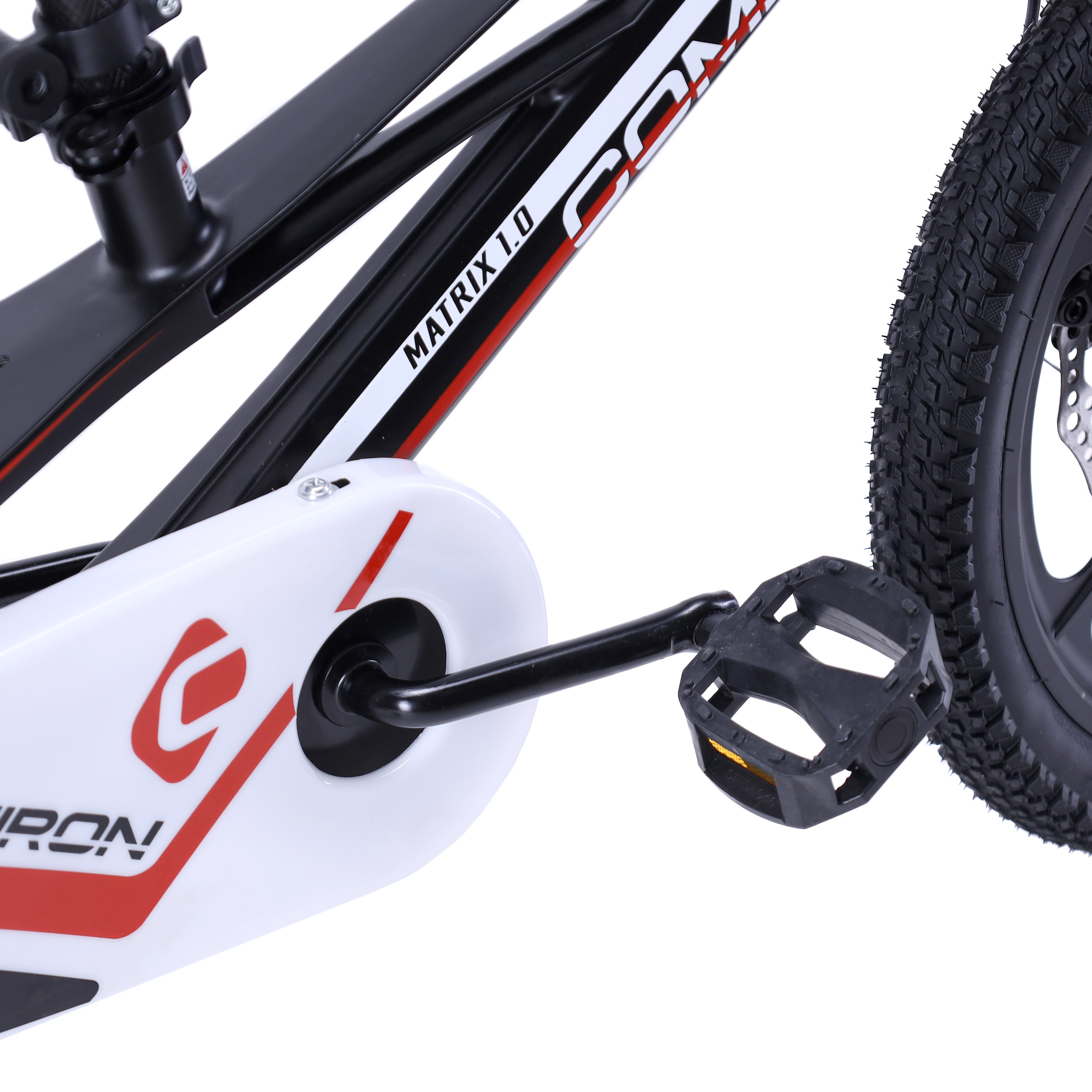 Велосипед 16" M16BR COMIRON MATRIX чёрный красный