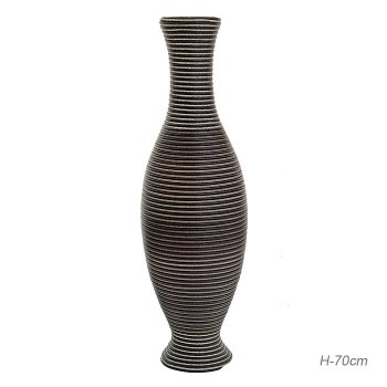 Ваза напольная 70 см Плетенка / 287 /уп 6/пластик