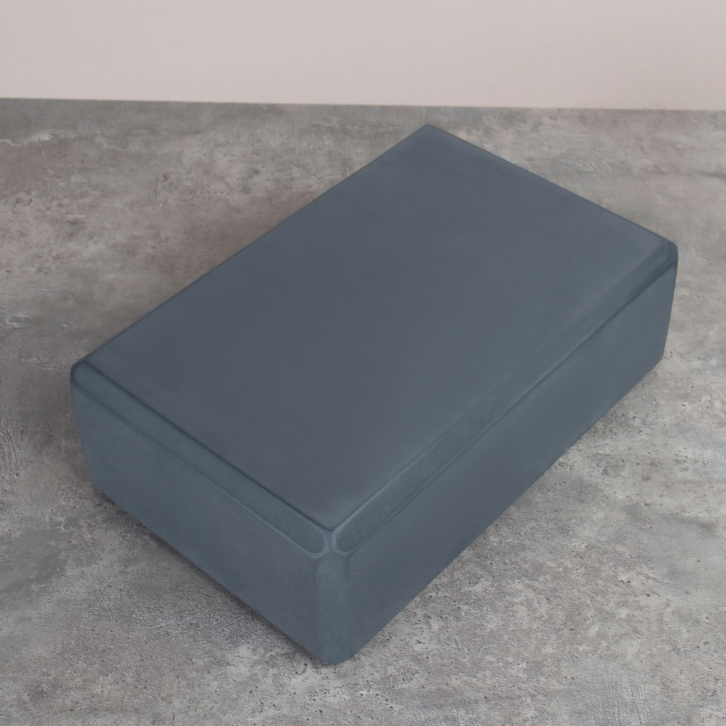 Блок для йоги и фитнеса спортивный 23*15*7.6 см / YJZ589/10 /уп 100/серый / АКЦИЯ