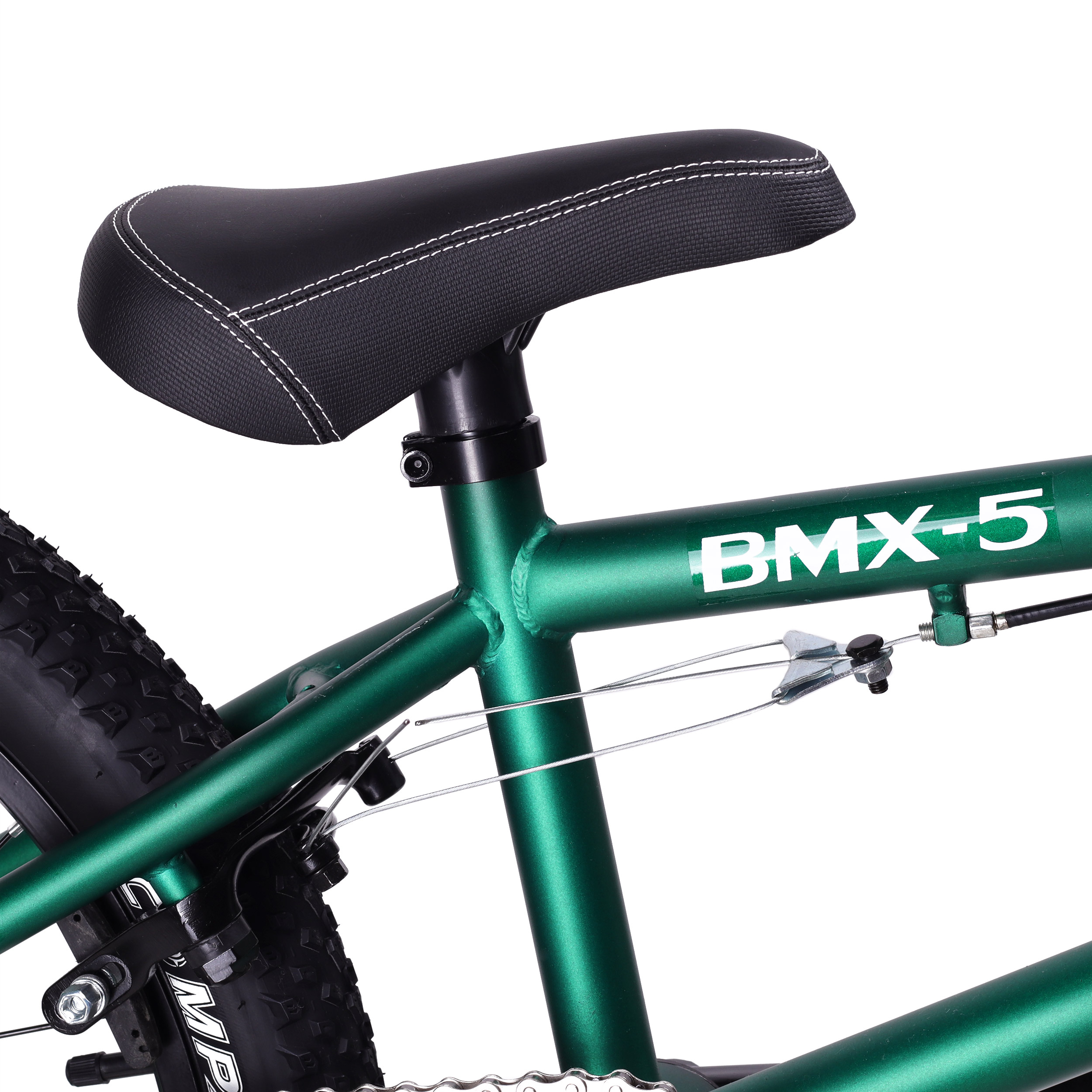 Велосипед BMX 20" COMIRON Deep Metal BMX-5 YS2221, Рама 20.5"/уп 1/dark green metallic
