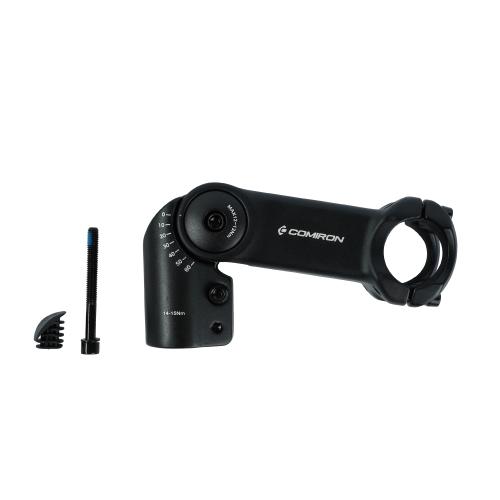 Вынос руля Logan CN-6601 3D Кованый Алюминий 31.8, длина 100мм, матовый чёрный, регулируемый, ISO4210-С/уп25