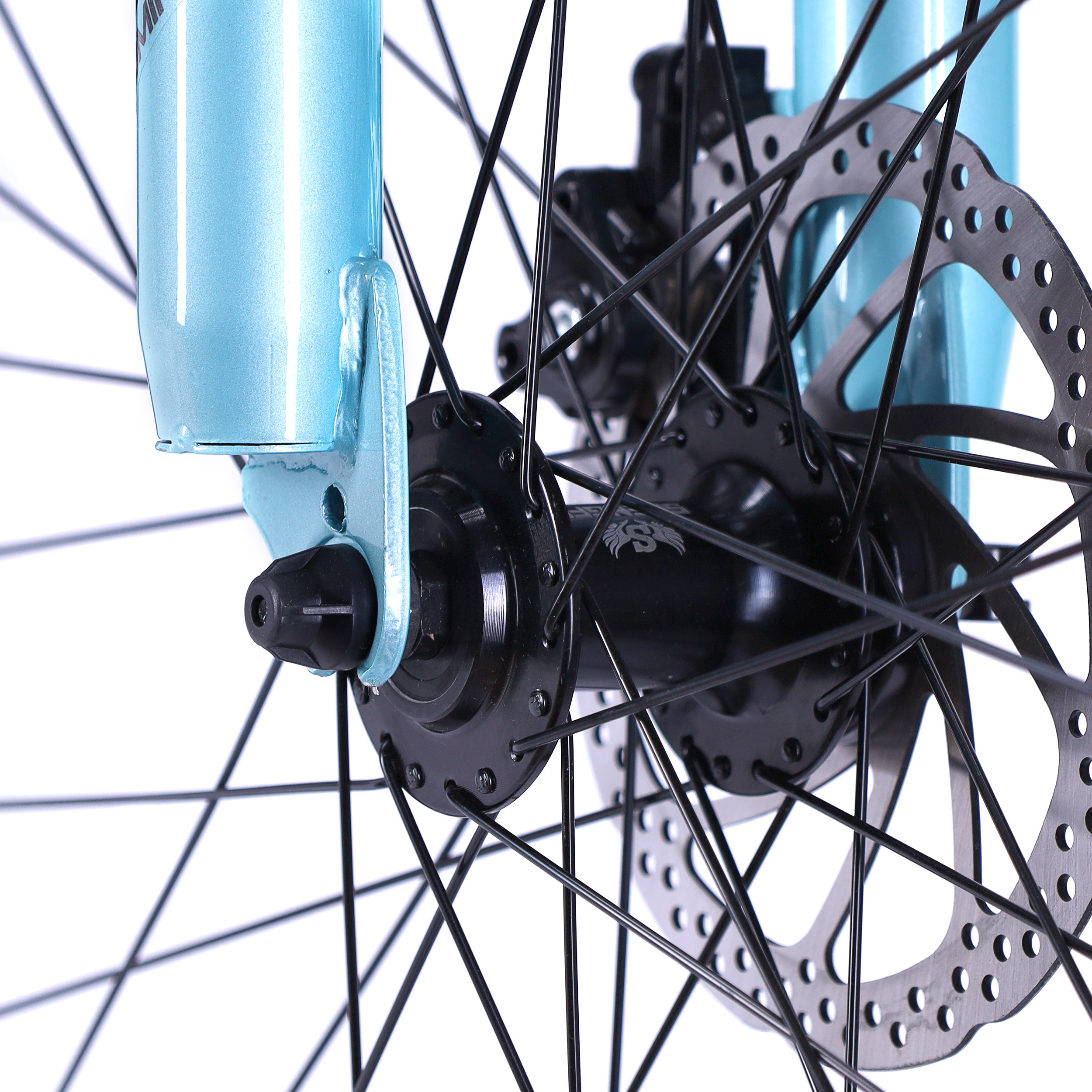 Велосипед 27,5" рама 17" 1x10sp COMIRON DESIRE голубой дымный