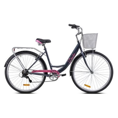 Велосипед городской 28" рама 19" 7sp KRYPTON DACHA W нежный розовый ЦВК