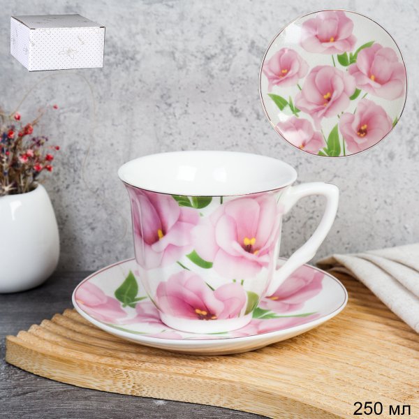 Чайная пара 2 предмета 250 мл ПАРА / F3 / в подарочной коробке
