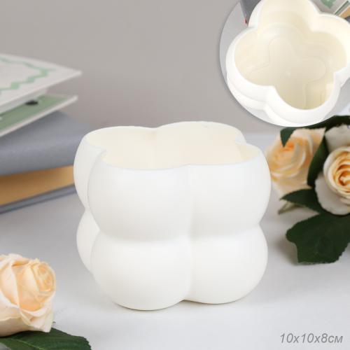 Кашпо пластик 10х8 см / P098-1 /уп 200/