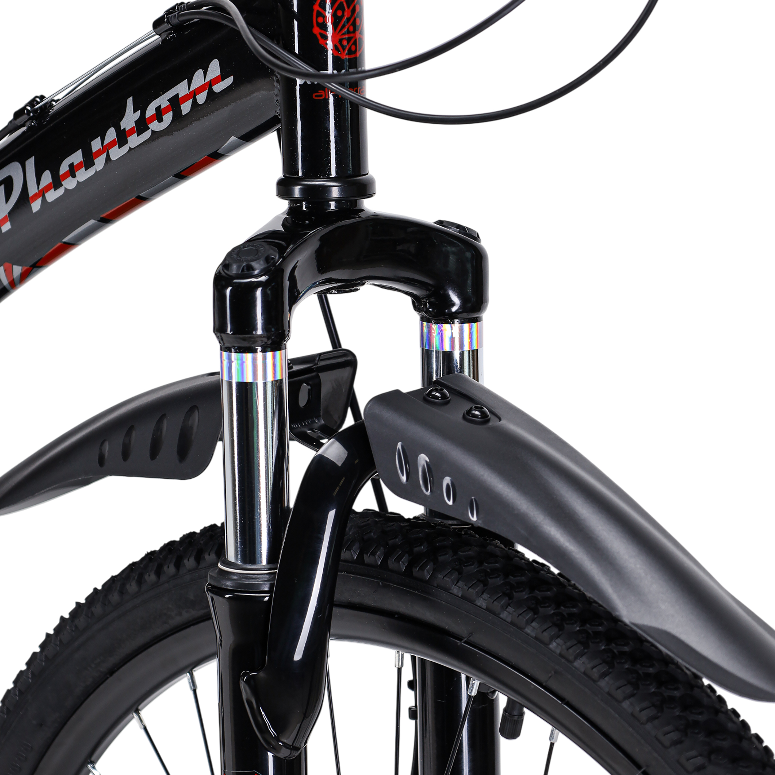 Велосипед 26" рама 18" 21sp KRYPTON PHANTOM чёрный dark fire red