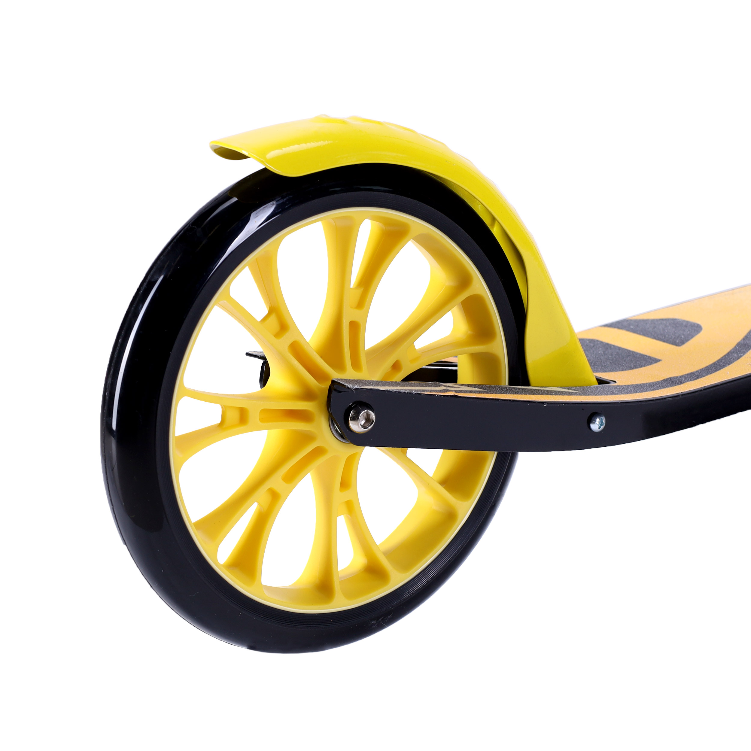 Самокат 2-х колесный COMIRON 200мм Comiron Team Speed Racing / GT23-R9 /уп 8/ жёлтый