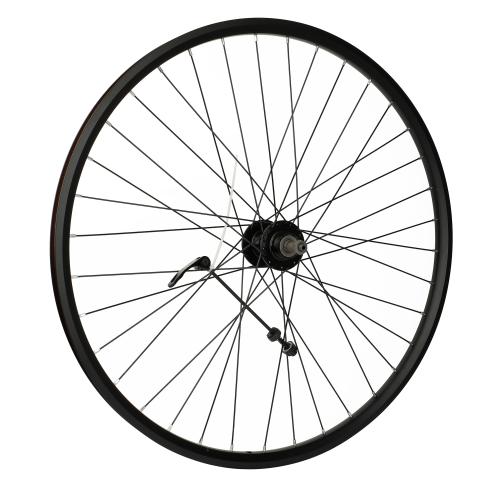 Колесо заднее, 27.5 дюймов в сборе. алюминиевый обод. алюминиевая втулка. 36H. под трещетку. диск тормоза. быстросъем/ уп 10 /