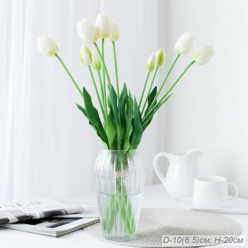 Ваза для цветов 20 см / WRD-124 /уп 30/ без и/уп*