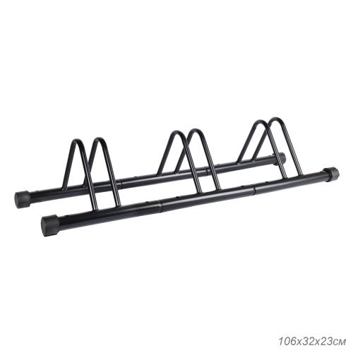 Стойка парковочная велосипедная напольная для х3 велосипедов /уп1