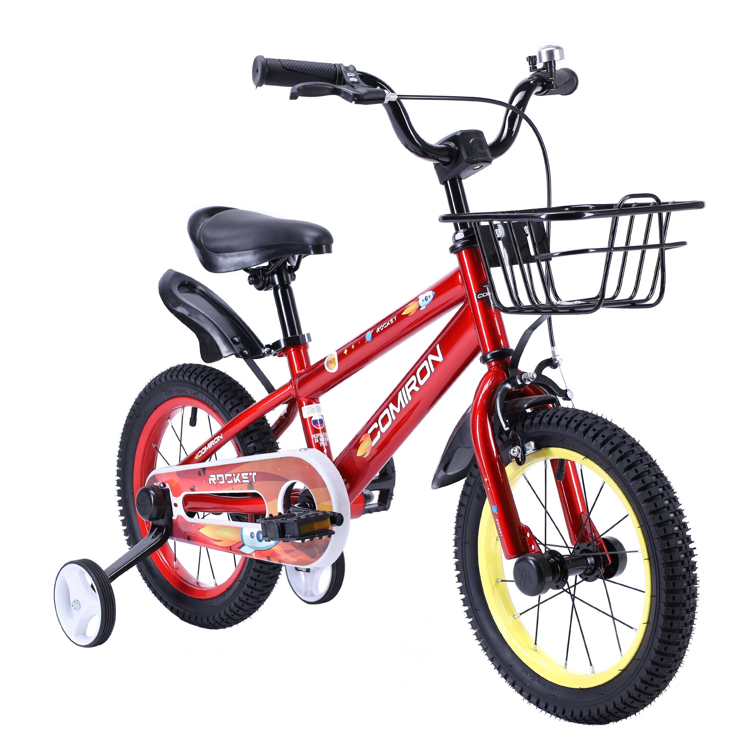 Велосипед 14" COMIRON Ракета A01-14R красный