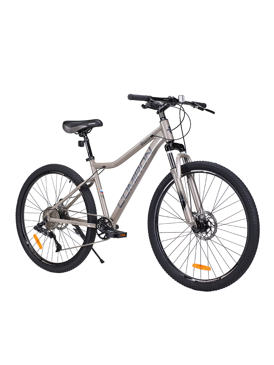 Велосипед 27,5" рама 17" 1x10sp COMIRON DESIRE серый тёплый