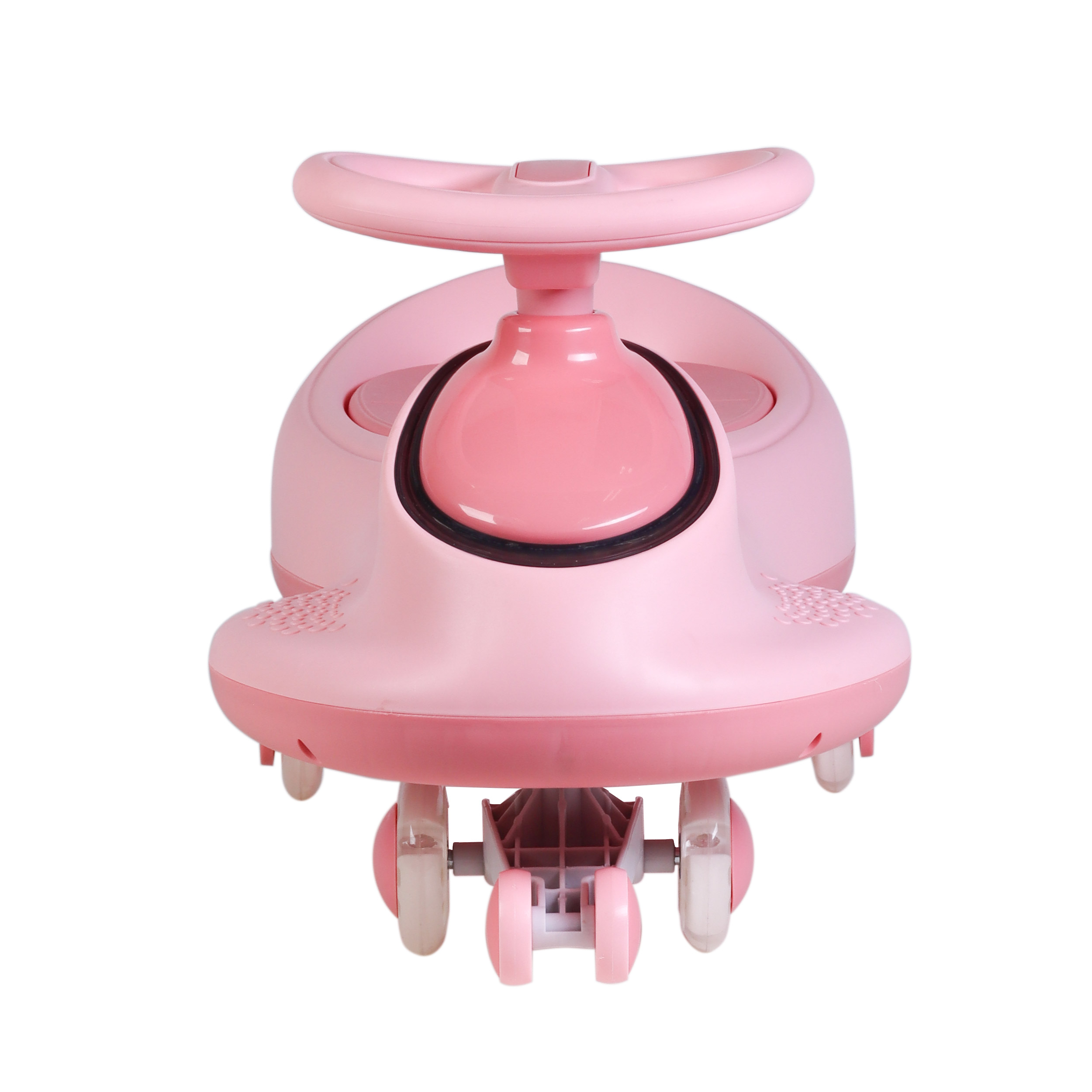 Толокар COMIRON CMR-8089 / светящиеся PU колеса 90 мм / Розовый / уп4