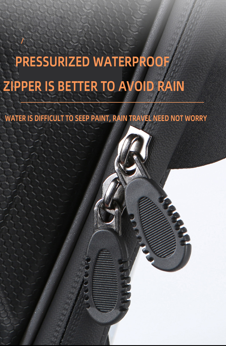 Сумка велосипедная на раму COMIRON "NARAMU" жёсткий EVA Hard Shell корпус водонепроницаемая отдел для смартфон с защитной блендой 23х14.5х8см  /уп 50/