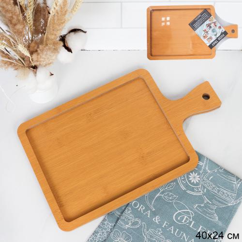 Блюдо сервировочное 24х40х1,3 см / DR2440 /уп 50/ дерево