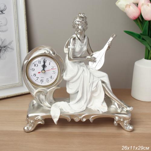 Часы статуэтка Дама 26х11х29 см / 28-678 /уп 12/