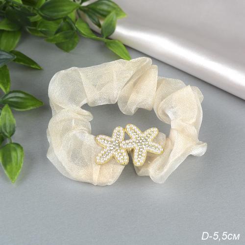 Резинка для волос 5,5 см Морские звезды / GTT-38 /уп 100/