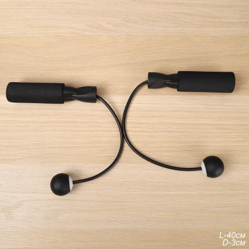 Скакалка беспроводная Woohooo Intense / WIN-3BL / мяч 3 см / черный