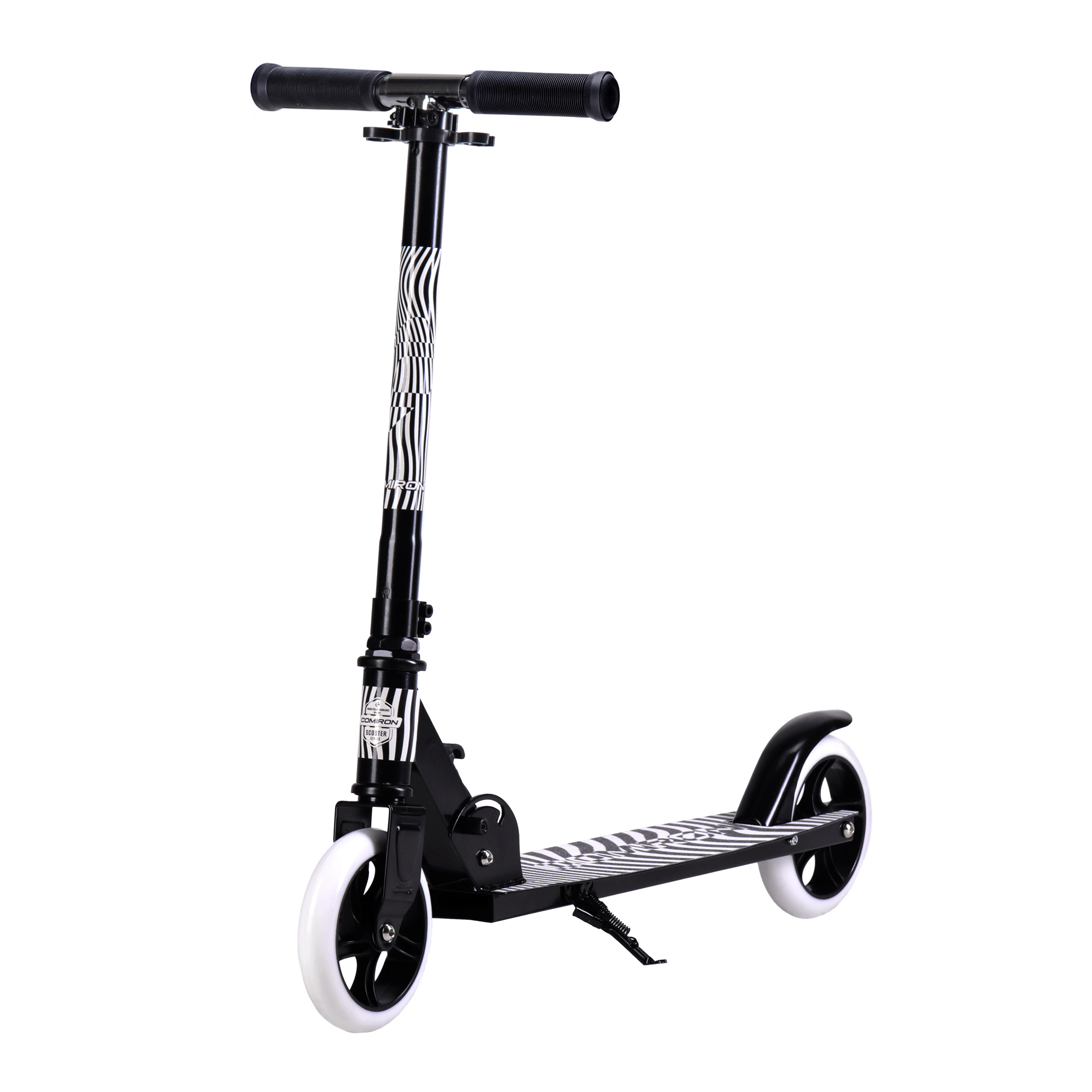 Самокат 2-х колесный COMIRON 145мм Zebra / GT2021-Z1 /уп 8/ зебра