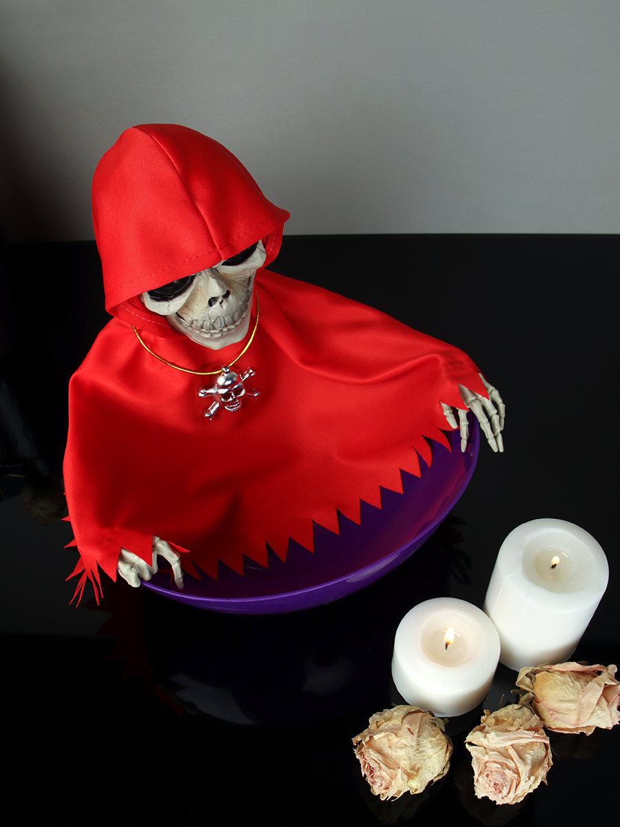 Сувенир прикол-ужастик Хэллоуин красный / HNR193 /уп.36/ АКЦИЯ / 142370     