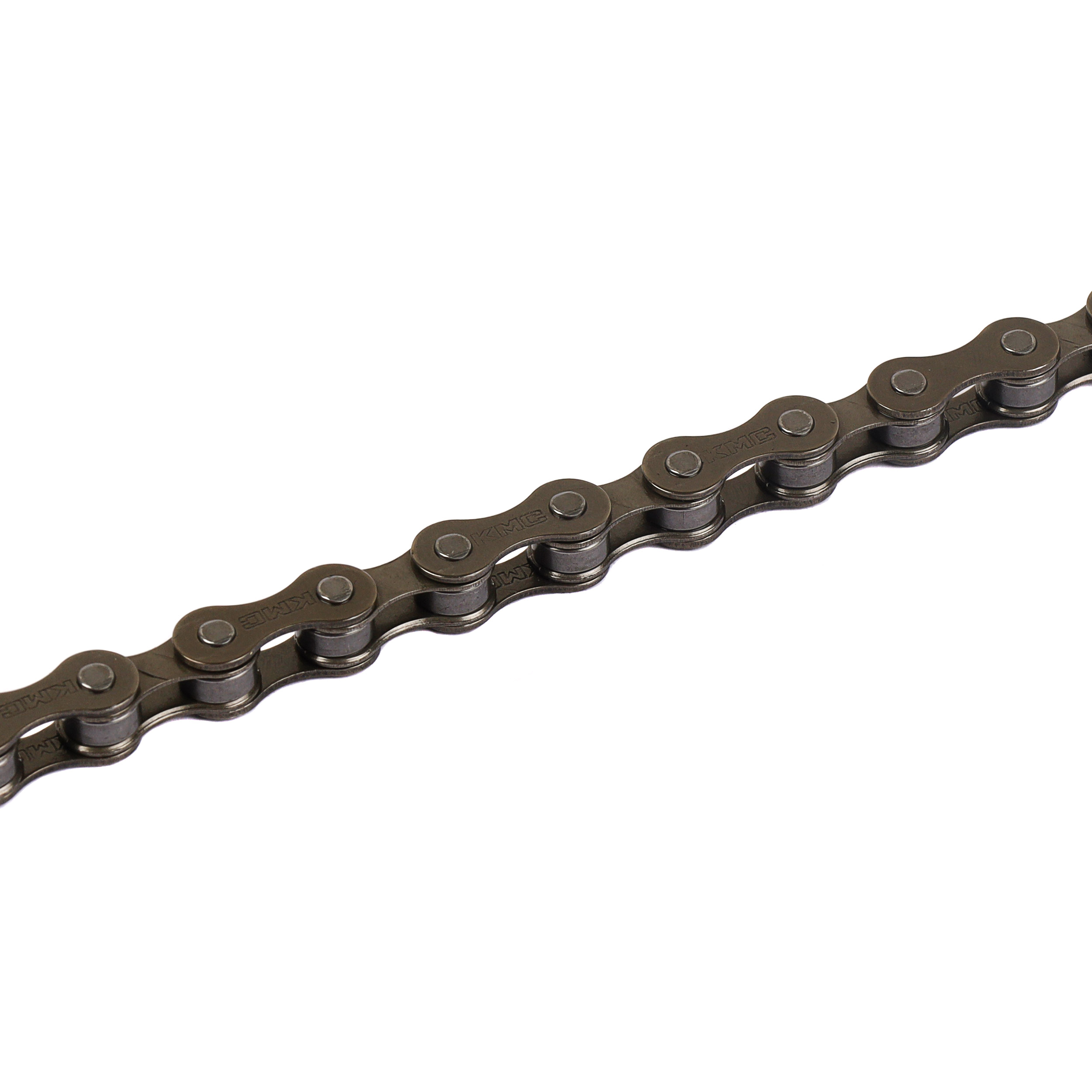 Велосипедная цепь KMC BMX.City.Track.Fix bike. S1. С замком. 1/2"х1/8"/112звеньев. 1 Speed../уп 30/