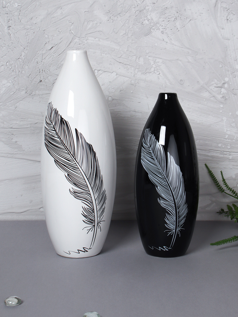 Ваза набор 2 штуки 31/25 см / JIN-05 /уп 18/