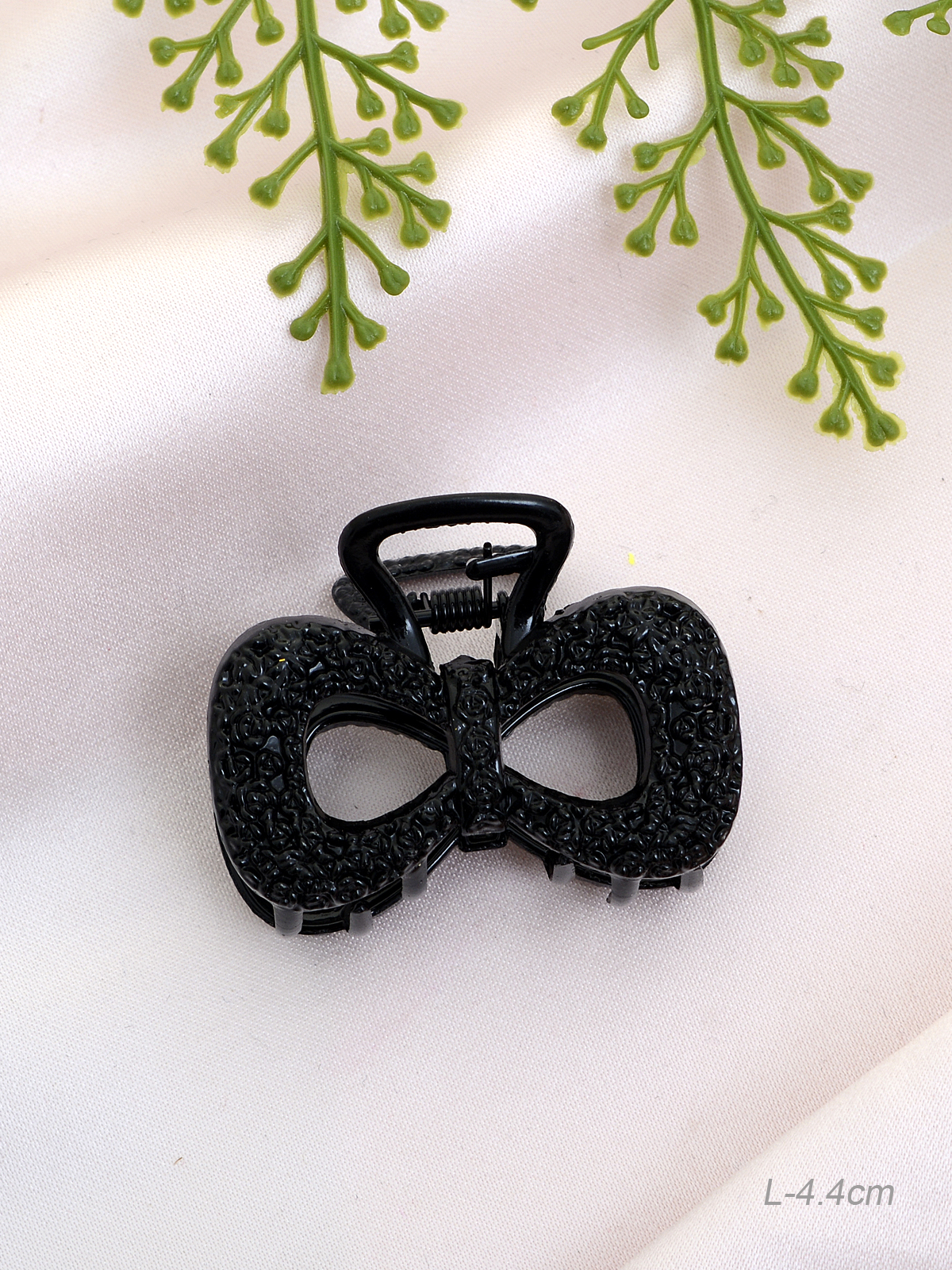 Крабик для волос 4 см Бант / GTJ-17 /уп 12/металл