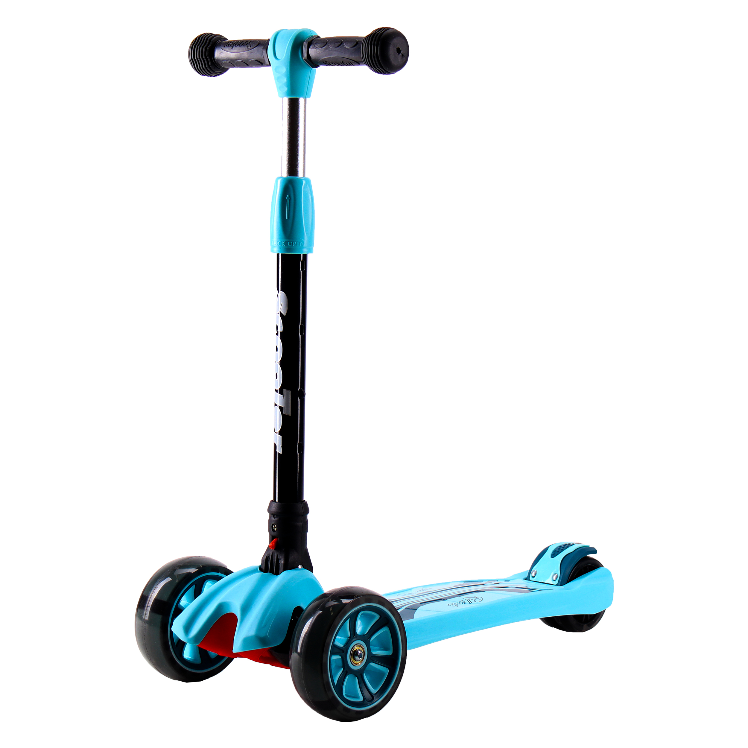 Самокат 3-х колесный / GT818-1 /уп 6/ синий