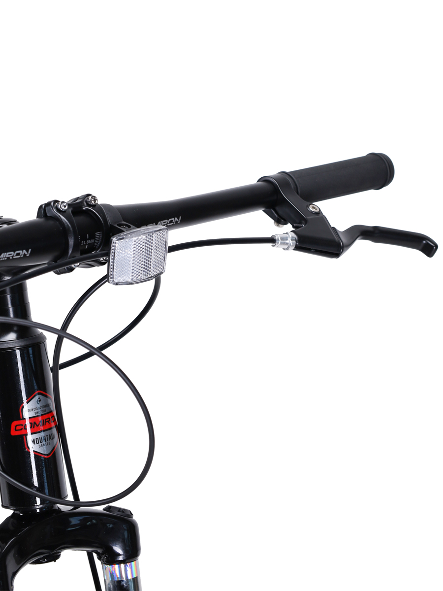 Велосипед 27,5" рама 19" 1x10sp COMIRON SYSTEM чёрный красный
