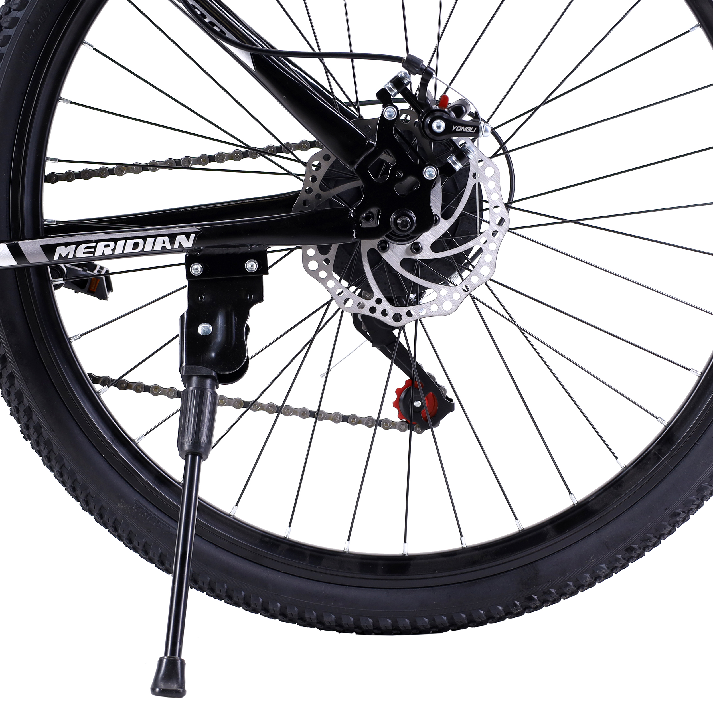 Велосипед горный MERIDIAN MOUNTAIN I 26-17" 21S DISC BRAKE цвет: чёрный-серый