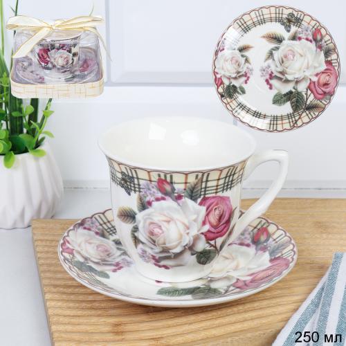 Чайная пара 250 мл PVC / new F31-2PVC /уп 36/ 