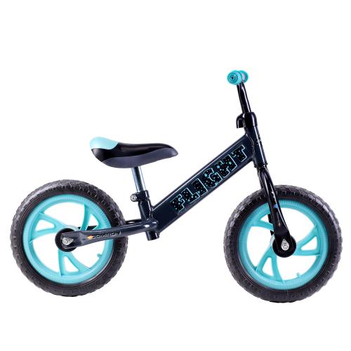 Беговел 12" COMIRON Flight / R0044 / уп 6 / Цвет: серый-небесный/ КРАТНО УПАКОВКЕ 6 ШТ.