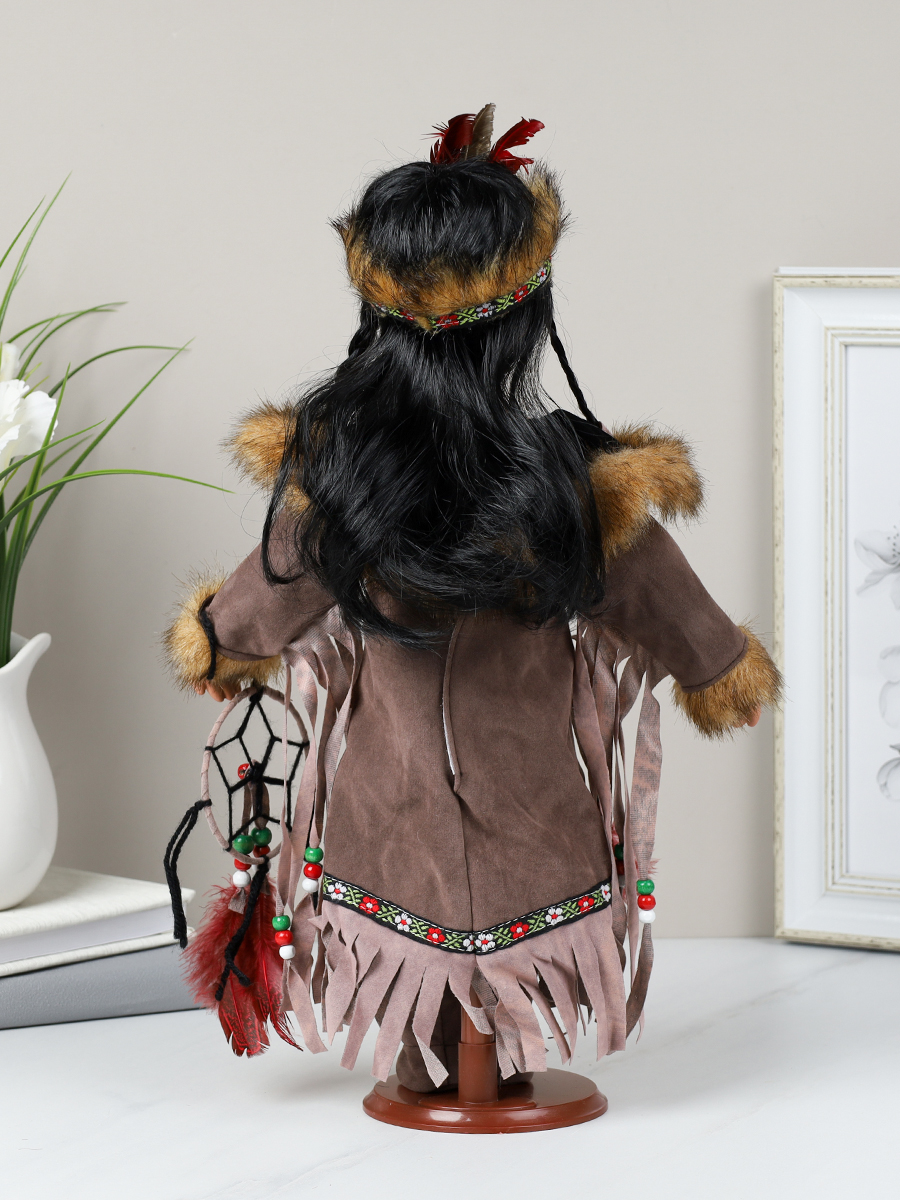 Сувенир коллекционный Индейцы 40 см / ZD1800 /уп 24/