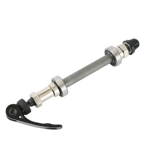 Задняя полая ось. Крепление вилки:  эксцентрик. С промподшипниками ISO 6000-RS. Ø10 мм. Ось: 145 мм. Эксцентрик: 175мм. / JIA-REAR-145-S /уп 5/200/