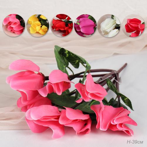 Цветок искусственный Цикломен 39 см / W367108 /уп 600/