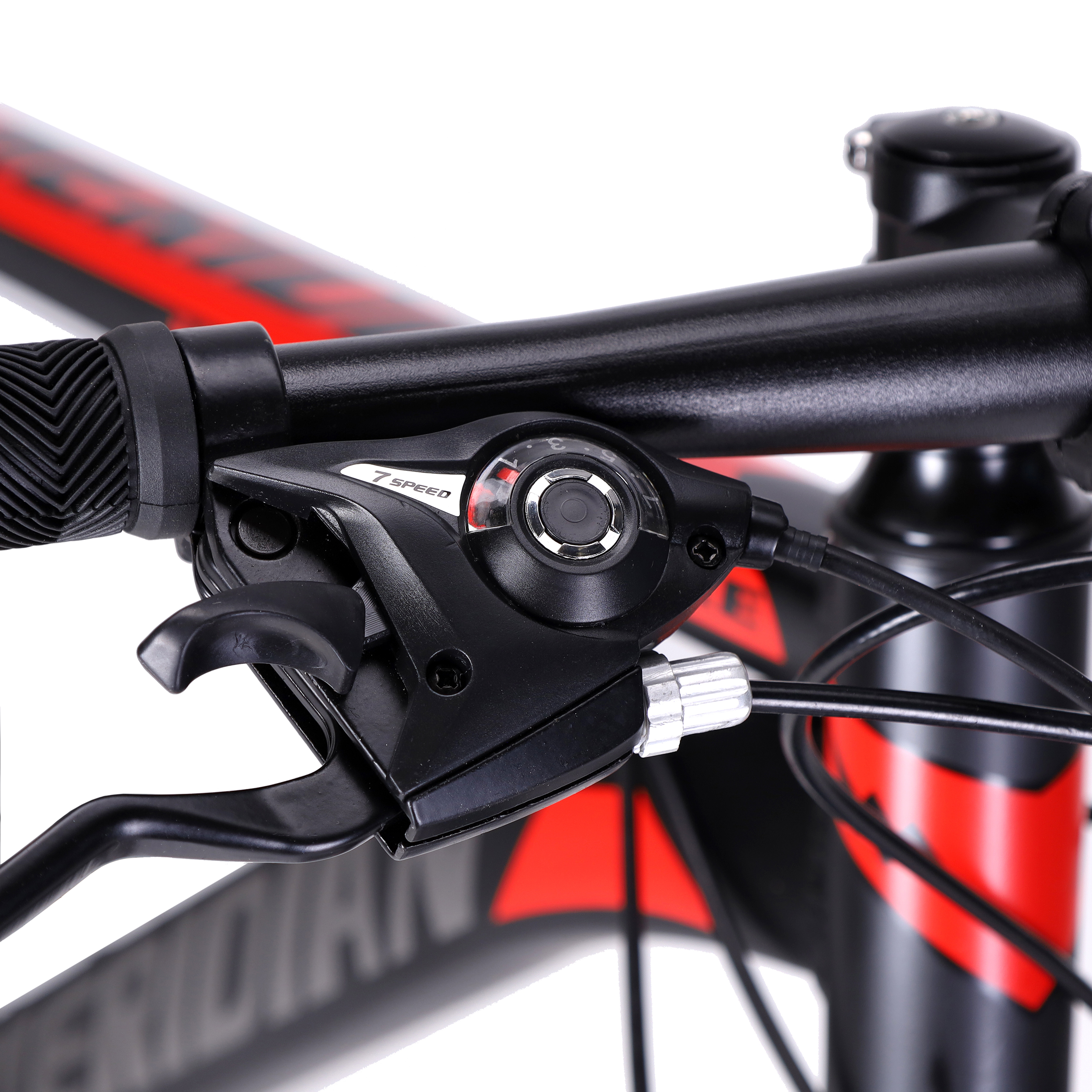 Велосипед горный MERIDIAN MOUNTAIN II 26-17" 21S DISC BRAKE цвет: чёрный-красный