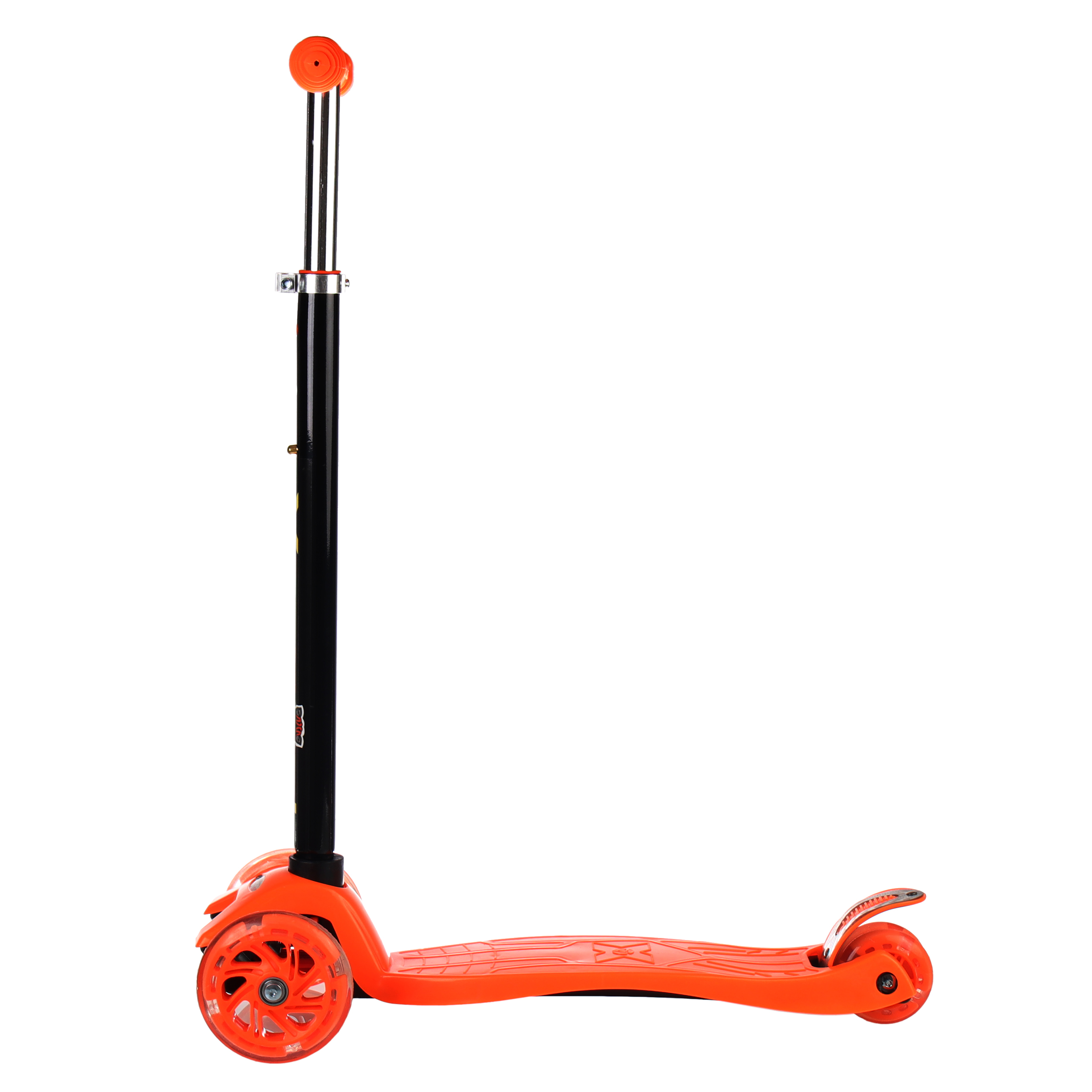 Самокат трехколесный от 3-х лет Yeenot Kids GT4108, до 50кг, вес 2.3кг, свет. колёса PU 116мм ABEC7, оранжевый, БК/уп10/ АКЦИЯ!