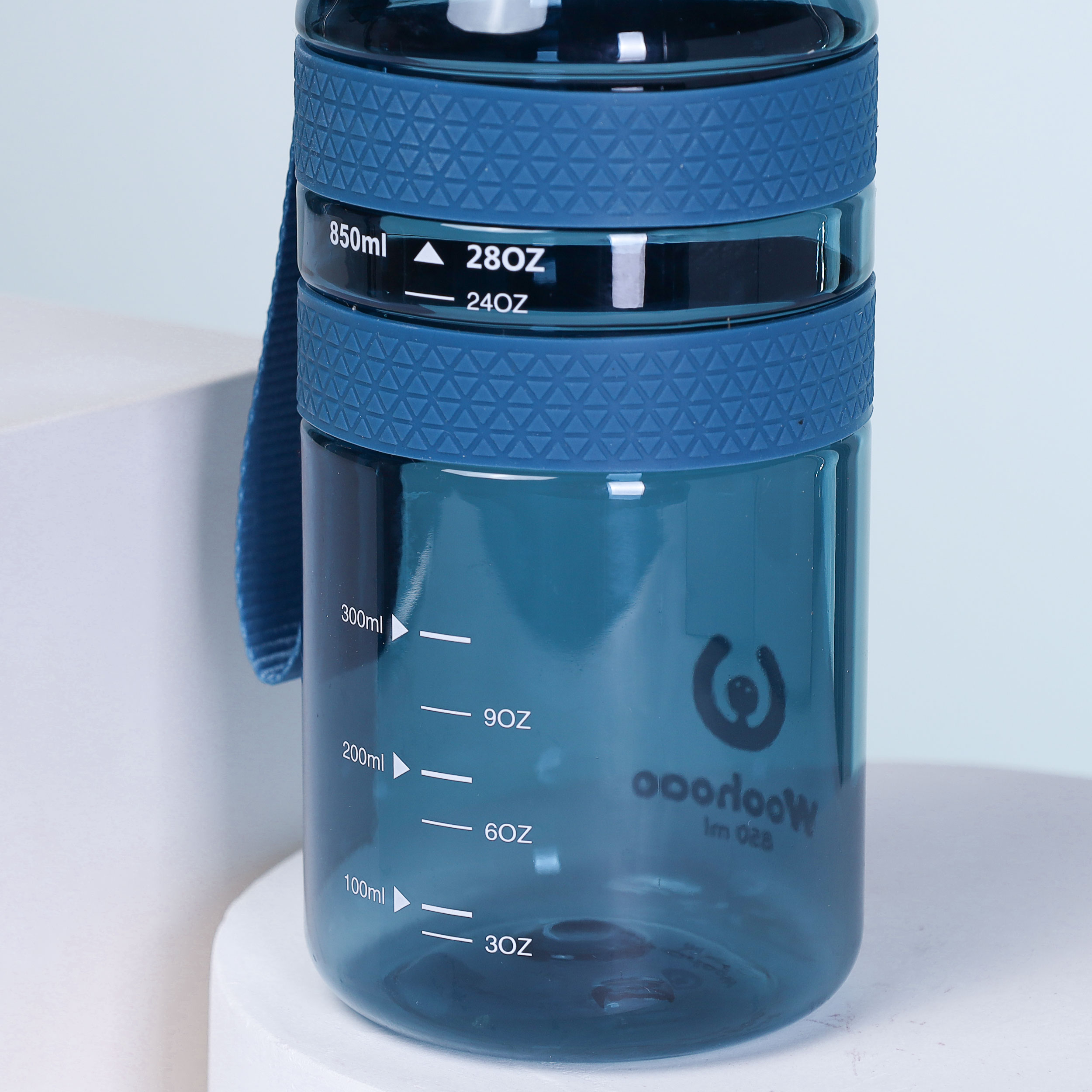 Бутылка для воды Woohooo H2O 850 ml / Пищевой PP / Синий / уп 60 / АКЦИЯ