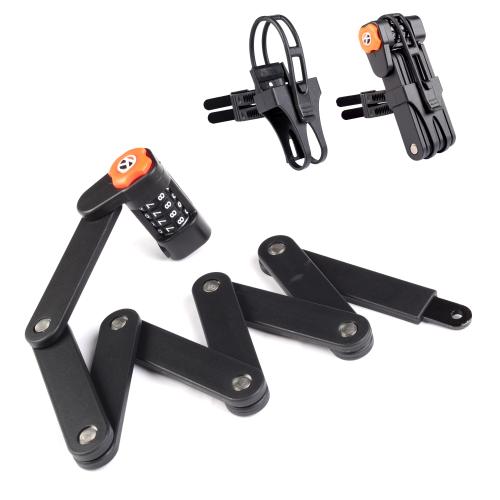 Замок раскладной кодовый R-LOCK "Robber Tears", 4 разряда, 8 секций 85 см 800 г закалённая нерж/ сталь AISI 304 в ABS пластике с креплением /уп 10/20