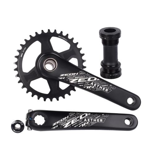 Система ZEON AETHER, 170mm, 34T, AL+AL.6061, ось, черный /A20Z-AS558/уп10